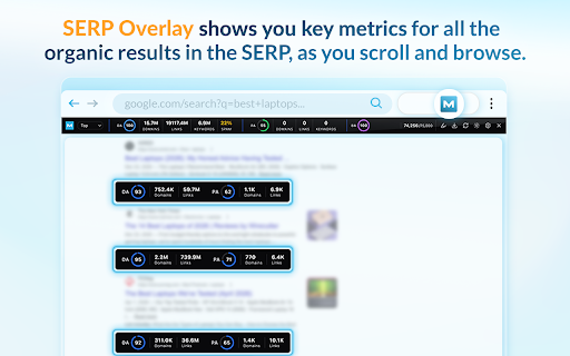 MozBar screenshot