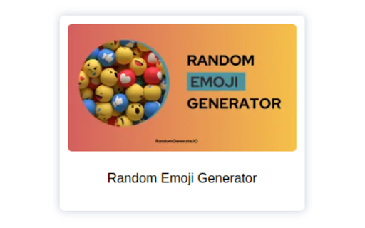 Random Emoji Generator screenshot
