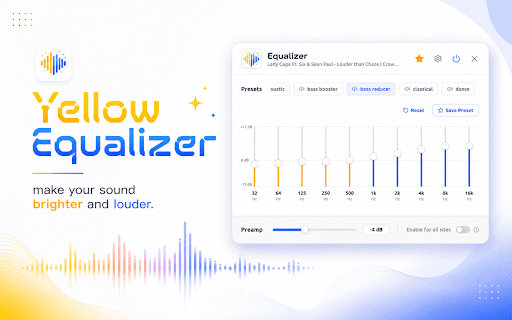 Equalizer Yellow screenshot