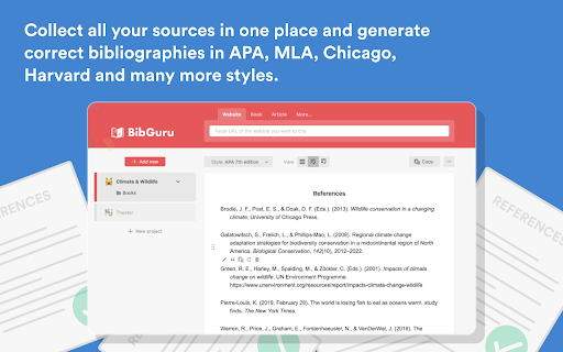 BibGuru: Free Citation Generator screenshot