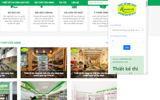 Thiết Kế Thi Công Nội Thất Hanatech screenshot
