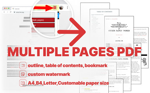 Just-One-Page-PDF: An awesome web page to PDF tool screenshot