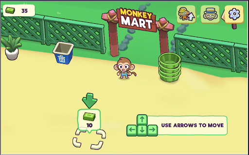 Monkey Mart Poki Game screenshot
