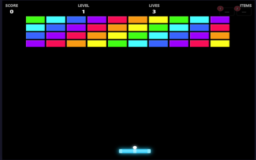 Neon Brick Breaker Challenge screenshot
