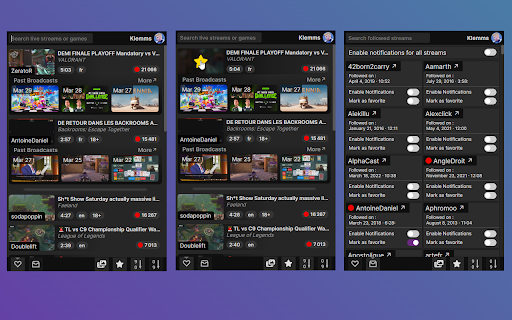 Twitch Right Now : Stream Notifier screenshot