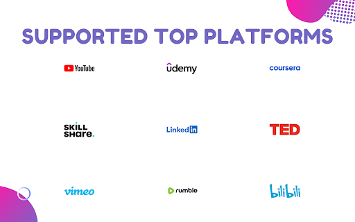 YouTube Notes to Notion with Udemy, Coursera, BiliBili and more by Snipo screenshot