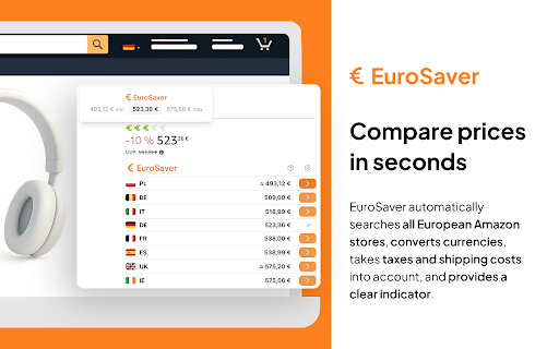 EuroSaver – Amazon Europe Price Comparison screenshot