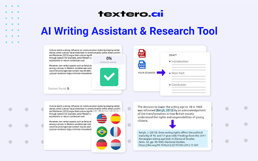 Textero AI: Your Personal AI-Powered Writing & Research Assistant screenshot