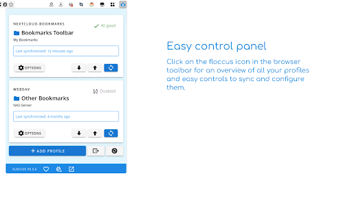 floccus bookmarks sync screenshot