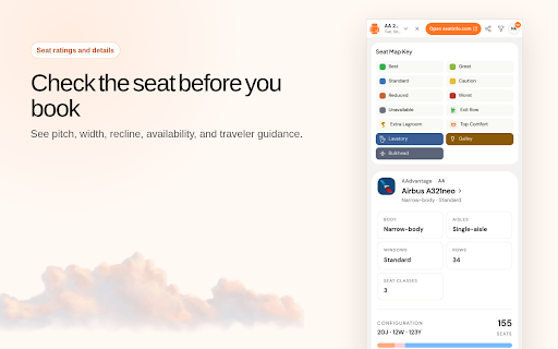 SeatInfo: Live Seat Maps for Flight Search screenshot