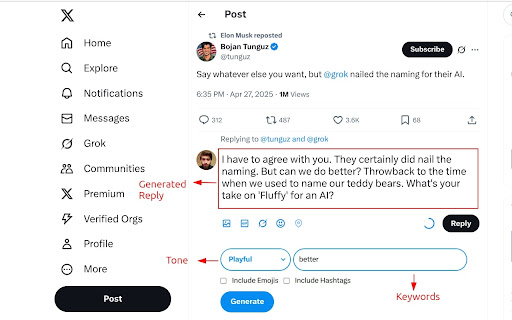 TweetStorm.ai: AI-powered Tweet Generator screenshot