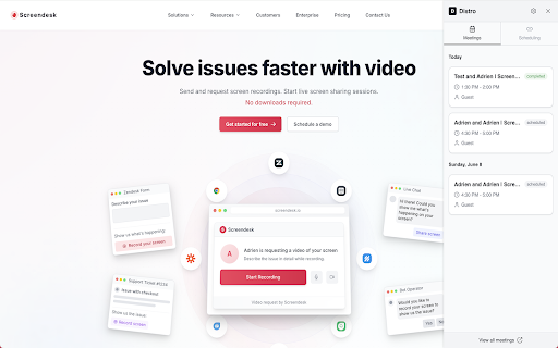 Distro screenshot