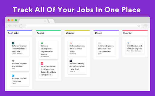 JobMate - Job Application Tracker & Internship Search screenshot