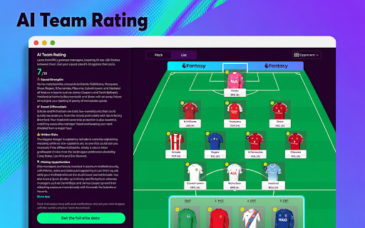 FPL Plus by fantasyfootballfix.com screenshot