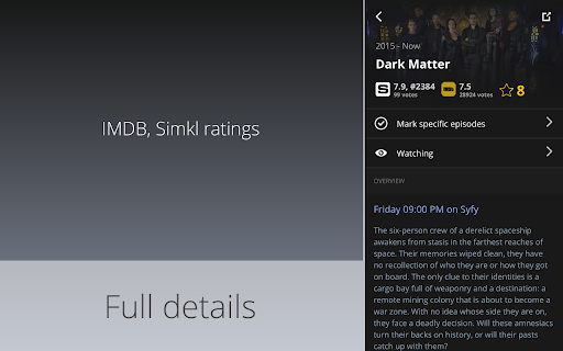 Simkl Lists: TV, Anime, Movies - TV Tracker screenshot