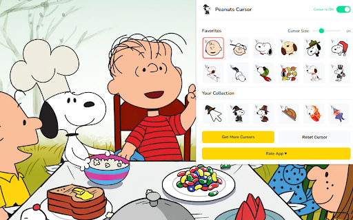 Peanuts Cursor ★ Custom Cursor for Chrome™ screenshot