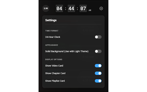 Chrono: YouTube Speed Control & Time Tracker screenshot