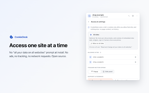 Cookie Editor — View, Edit & Delete Cookies | CookieDesk screenshot