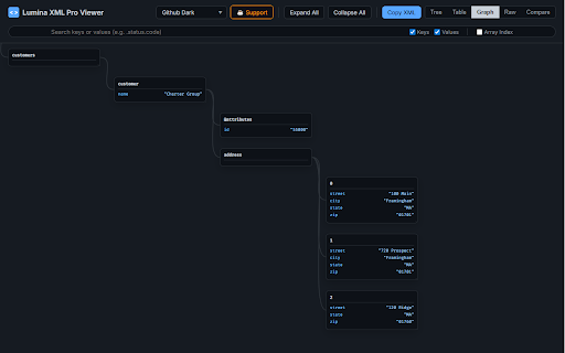 Lumina XML Pro Viewer screenshot
