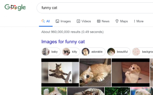 Blocked Search screenshot