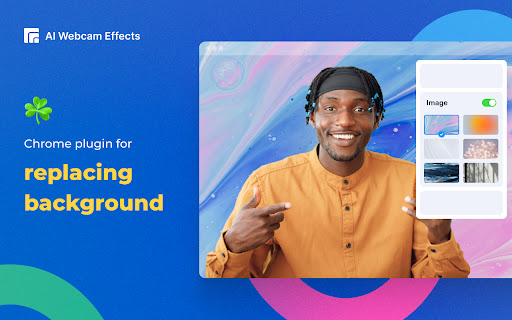AI Webcam Effects + Recorder: Google Meet, Zoom, Discord & Other Meetings screenshot