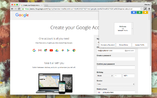 AutoFill Forms screenshot