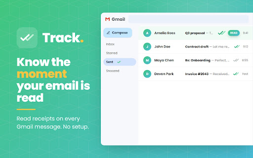 Track - Email Tracking for Gmail™ screenshot