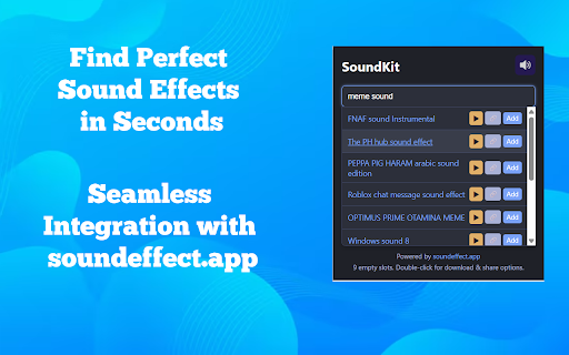 SoundKit: Free Soundboard for Creators by soundeffect.app screenshot