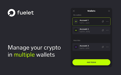 Fuelet Wallet | Fuel screenshot