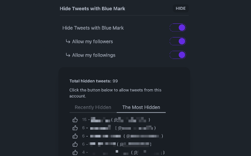 Yet Twitter - Minimal Twitter Theme screenshot