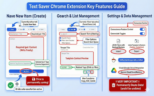 Text Saver screenshot