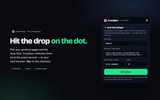 DropSync — a fair shot for fans screenshot