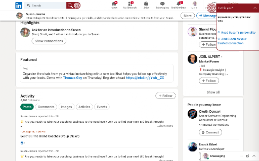 Grand Connection Networking Referral App screenshot