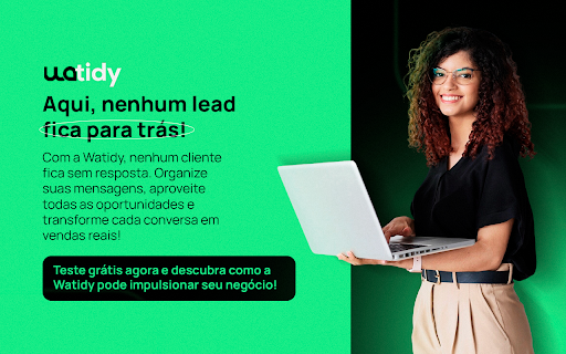 waTidy : CRM no whatsapp, Automações e Ferramentas para venda screenshot