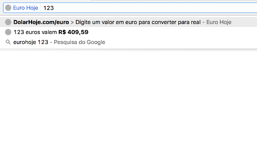 Euro Hoje screenshot