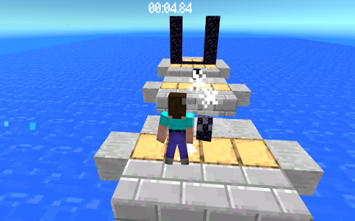 Noob Steve Parkour screenshot