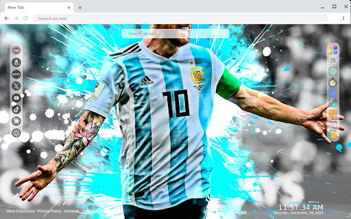 Leo Messi Argentina Live Wallpaper screenshot
