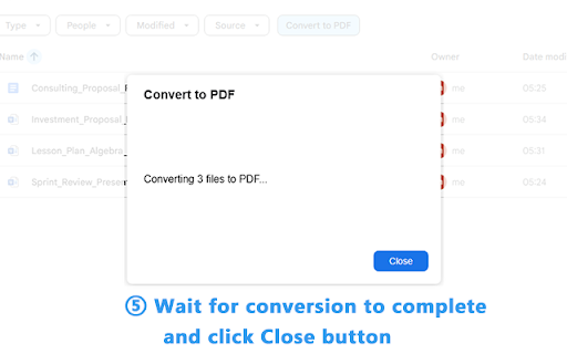 Docs to PDF (Bulk Convert for Google Drive) screenshot