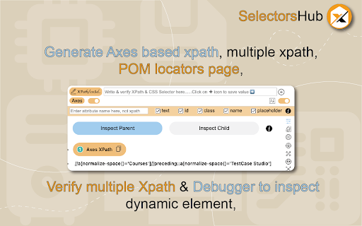 SelectorsHub screenshot