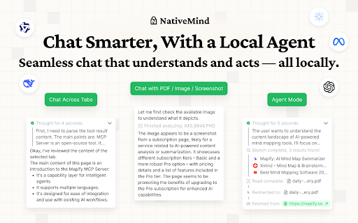 NativeMind: Your fully private, open-source, on-device AI assistant screenshot