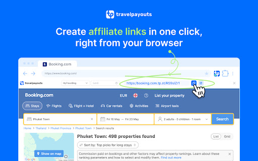 Travelpayouts: Affiliate Link Generator screenshot