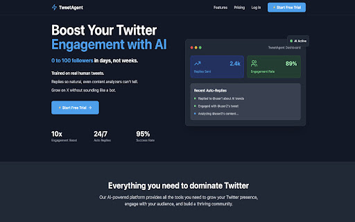 Twitter Auto Like & Reply screenshot