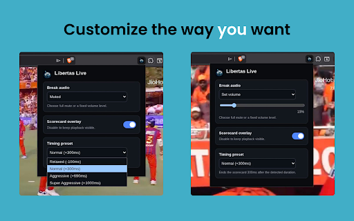 Libertas Live - Ad-free Cricket on Hotstar screenshot