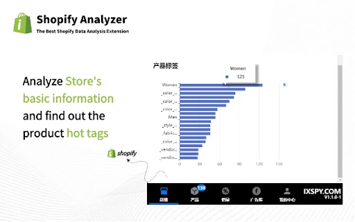 Shopify Analyzer screenshot