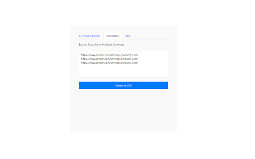 Sitemap Checker screenshot