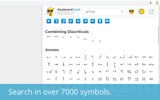 Keyboard.cool (keyboard.blade.sk) - emoji & symbol keyboard screenshot