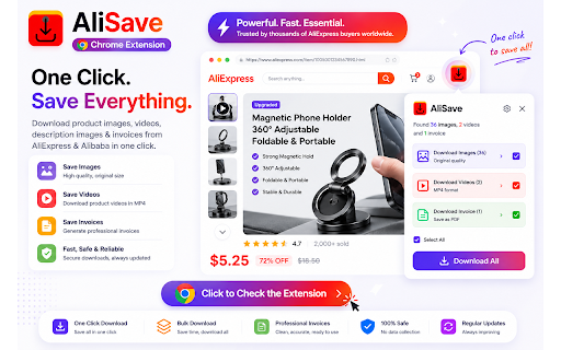 AliSave - Download AliExpress Images & Videos screenshot