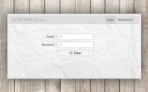 Notepad - online screenshot