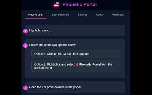 Phonetic Portal screenshot