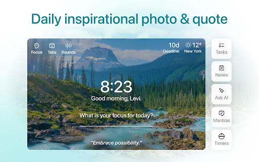 Momentum screenshot